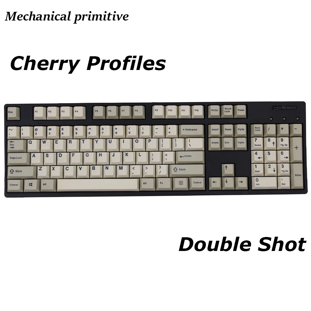 Колпачок для механической клавиатуры MP Double Shot PBT 104 ANSI колпачки Cherry prlfile|color