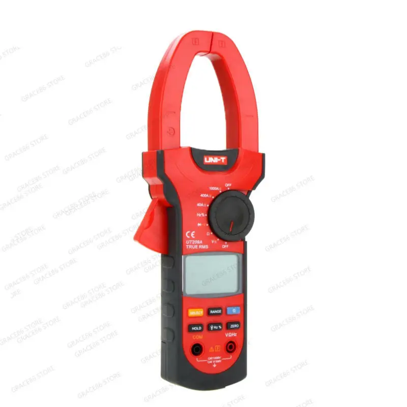 UNI-T UT209A ЖК-дисплей Цифровой мультиметр зажим True RMS AC/DC V res freq temp gb0639 |