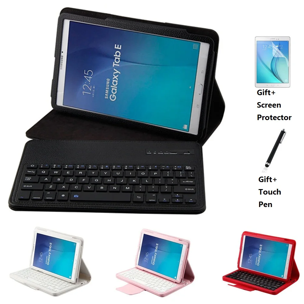 

Magnetic Removable Detachable Bluetooth Keyboard Flip Leather Stand Case For Samsung Galaxy Tab E 9.6 T560 T561 Cases