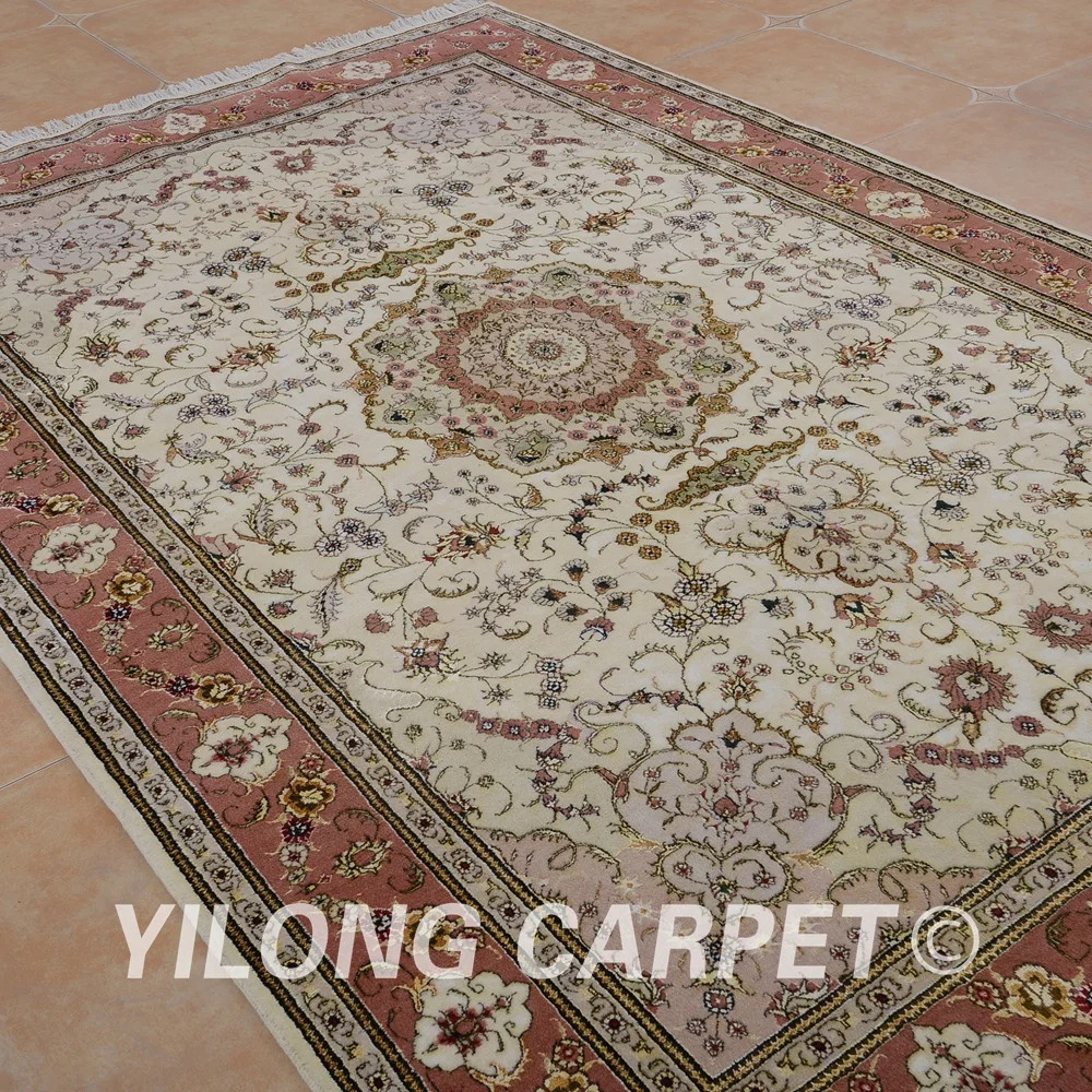 Yilong 6 'x 9' Восточный кашмирский шерстяной ковер изысканные китайские шерстяные