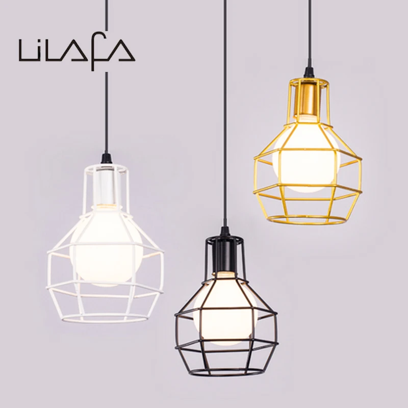 

Подвесной светильник E27, винтажный, из кованого железа, 110/220 в