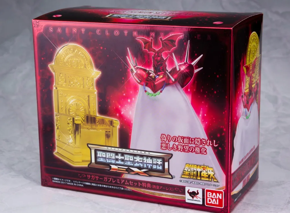 Японский аниме &quotSaint Seiya&quot Оригинальный BANDAI Tamashii inforces Saint Cloth Myth EX Action Figure POPE ARES