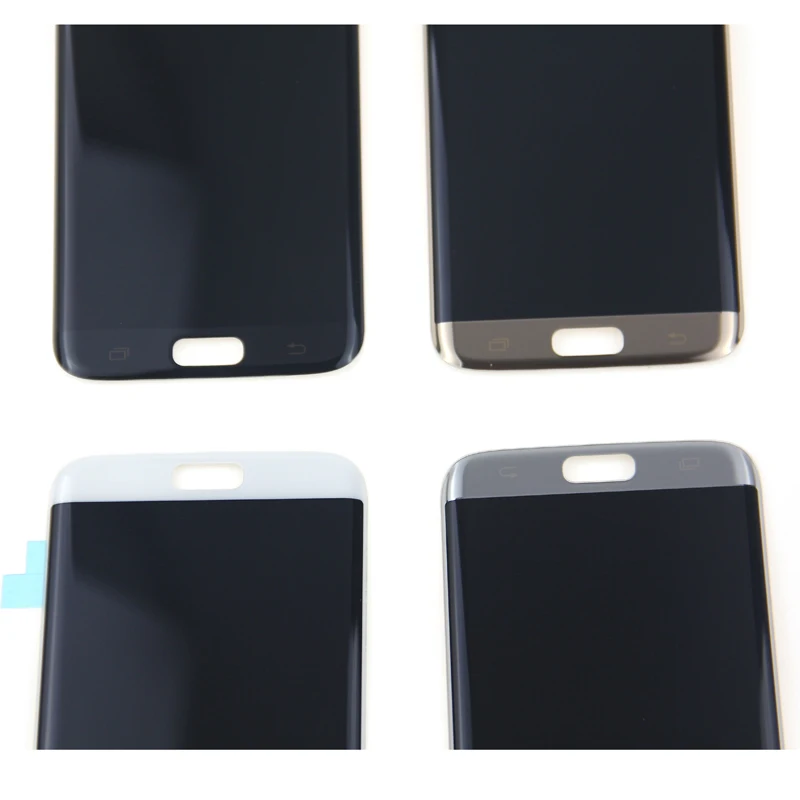 Горячая для samsung S7 edge G935F G935A G935FD ЖК-дисплей с сенсорным экраном дигитайзер черный белый золотой серебряный