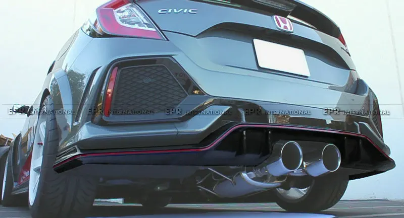 Карбоновый OEM Диффузор для FK8 CIVIC TYPE R OEM стекловолокно/FRP задний диффузор обшивка для Civic FK8 гоночная часть
