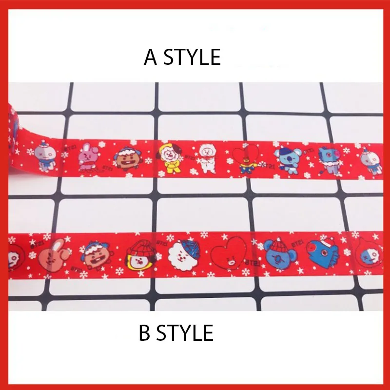 Новый Kpop BTS BT21 Рождество DIY Дневник ручная учетная запись альбом стикеры клейкие