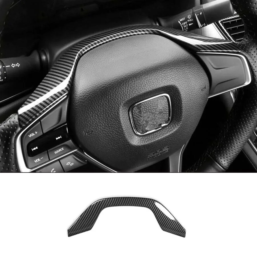

Декоративная полоса на руль для салона автомобиля, обшивка, Стайлинг для Honda Accord 10th 2018, аксессуары из АБС-пластика