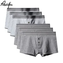 6Pcs/lot Hot New High Quality Brand Cotton Mens Boxers Shorts Male Home Short Man Sexy Cuecas Fashion Plus Size Underwear Fat