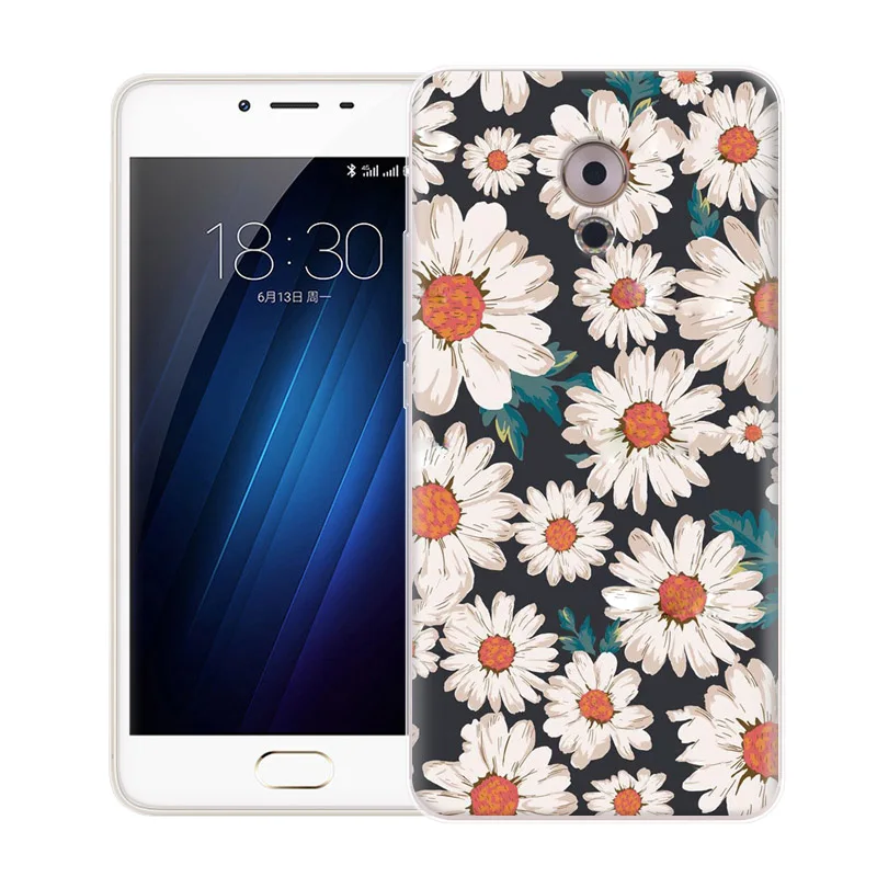 Meizu Pro 6 Plus чехол мультфильм Пластик прозрачный пограничной задняя крышка