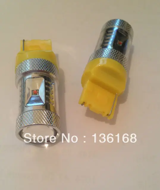 30 Вт желтый/оранжевый CANBUS ERROR FREE CREE чипы светодиодный T20 7440 W21W автомобильный сигнал поворота светильник