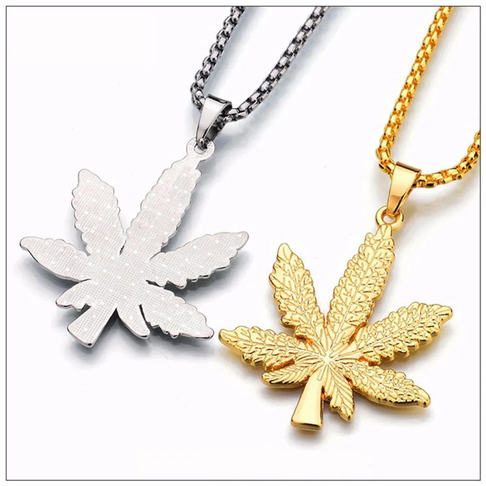 Горячая Распродажа 1 шт. пакет подвеска в виде листьев Ямайки регги ожерелье