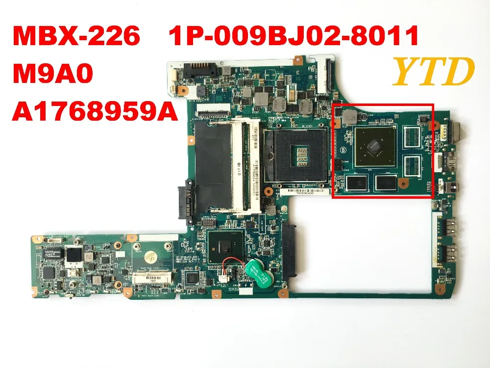 

Original for SONY MBX-226 motherboard 1P-009BJ02-8011 M9A0 A1768959A tested good free shipping connectors