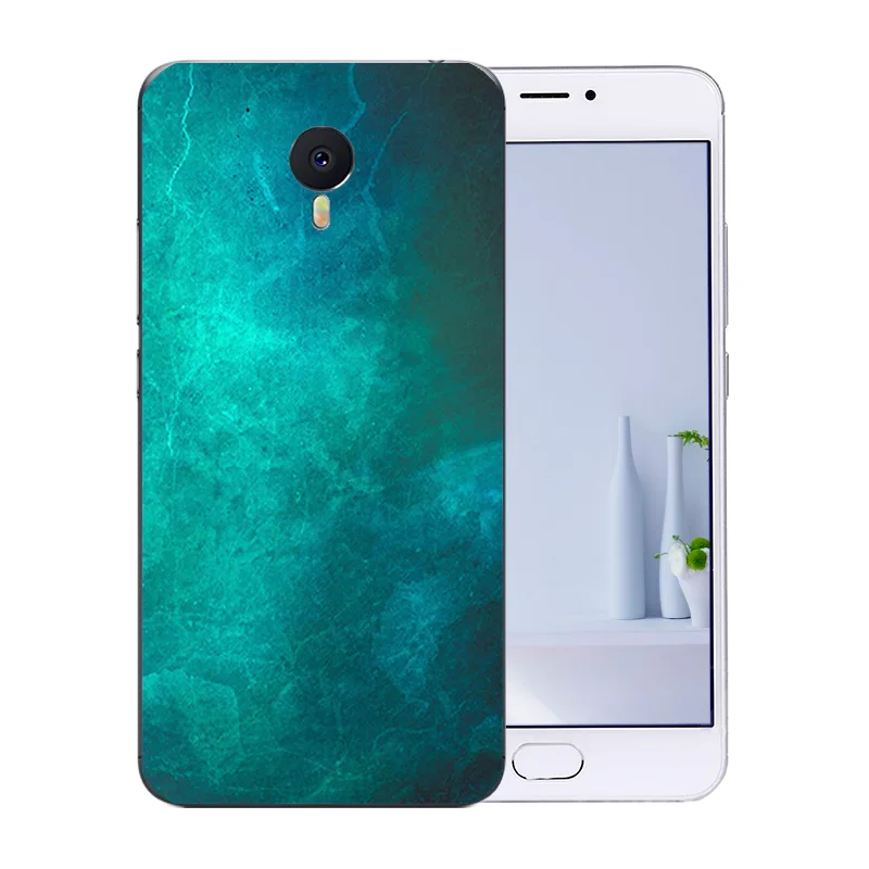 Чехол для телефона Meizu M3 Note мягкая задняя крышка с цветным каменным узором Blue Charm 3