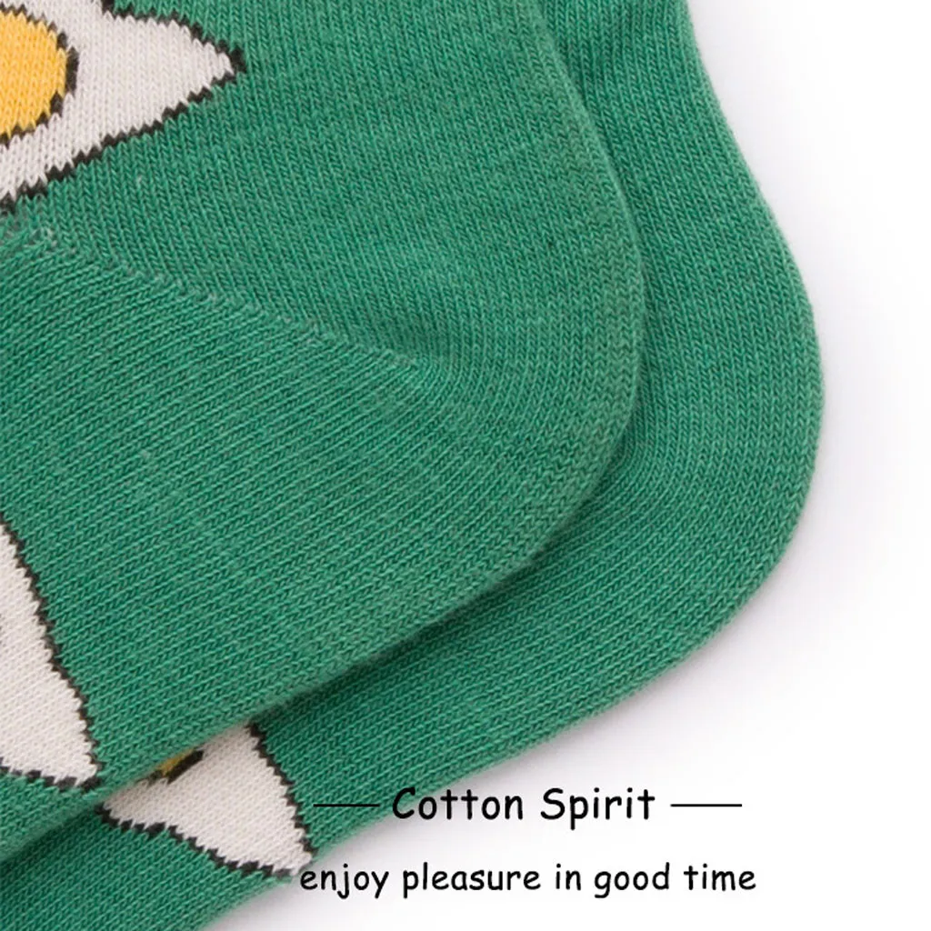 Женские хлопковые носки без пятки толстые модные с принтом | Женская одежда