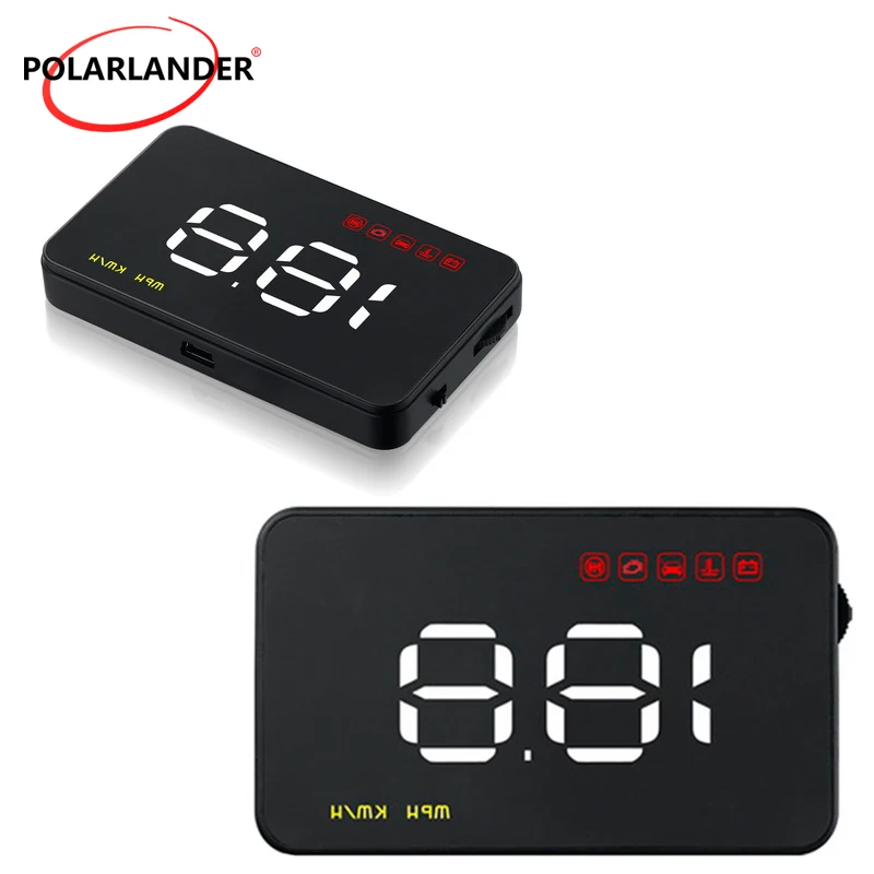 Система сигнализации OBD 2 Цифровой Автомобильный спидометр проектор скорости