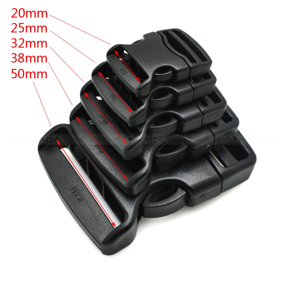 20mm 25mm 32mm 38mm 50mm Webbing Detach Buckle for Outdoor Sports Bags Students Bags Luggage travel buckle accessories