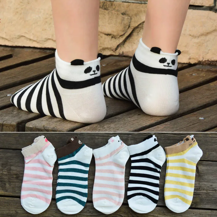

New Summer Socks Panda Bear Animal Women Girls Socks Accessories