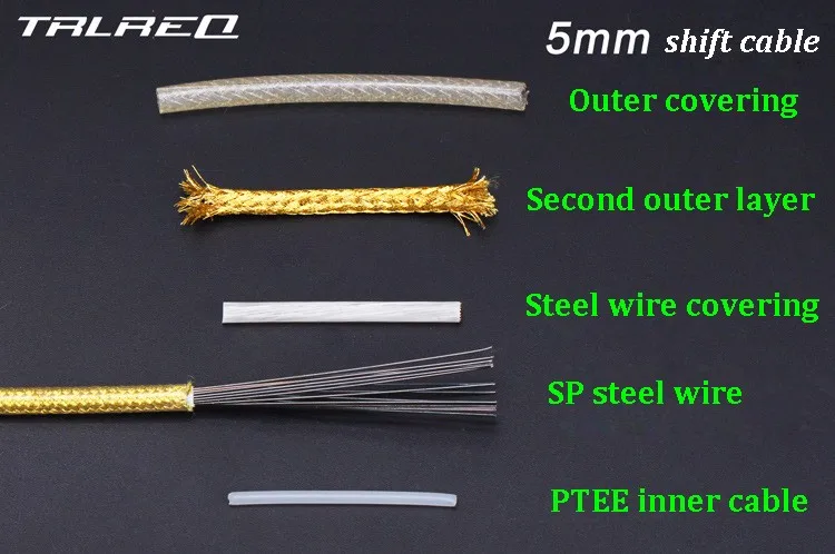 Трос тормоза для горного и шоссейного велосипеда 3 м 5 мм|brake cable set|cable setbicycle brake |