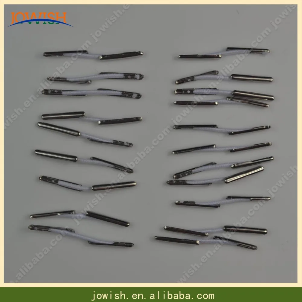 Черный/белый короткий эластичный шнур с двойными концами растягивающаяся петля