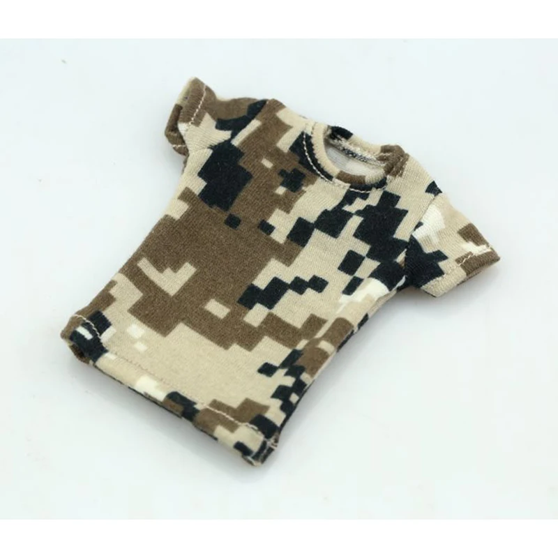 

1/6 Women's Camouflage T Shirt with Short Sleeves For 12''Figures