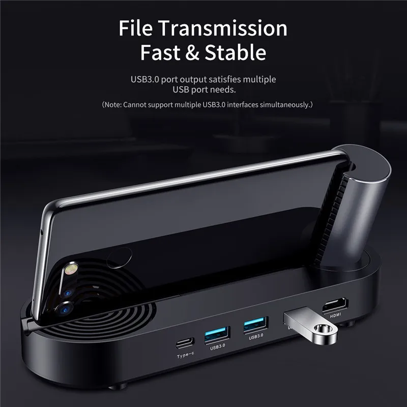 Рок HDMI адаптер Тип C до 3,0 хаб USB C для huawei P30 Коврики 20 Pro USB-C облако на тип-c док-станция хаб для P10 P20 Pro