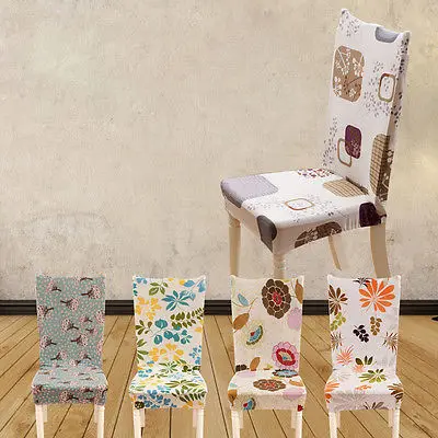 Съемный эластичный чехол на стул Чехлы Короткие чехлы стулья для столовой