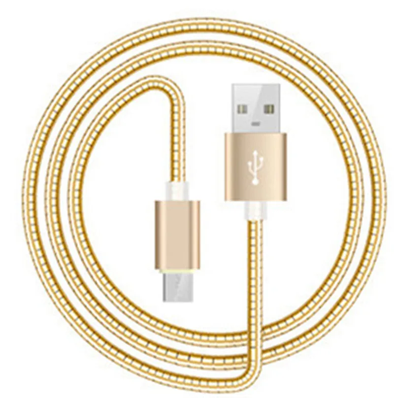 1m Fast Charging Nylon USB Sync Data Mobile Phone Adapter Charger Cable for huawei y9 p smart 2019 nova 4 3i 2i p20 lite | Мобильные