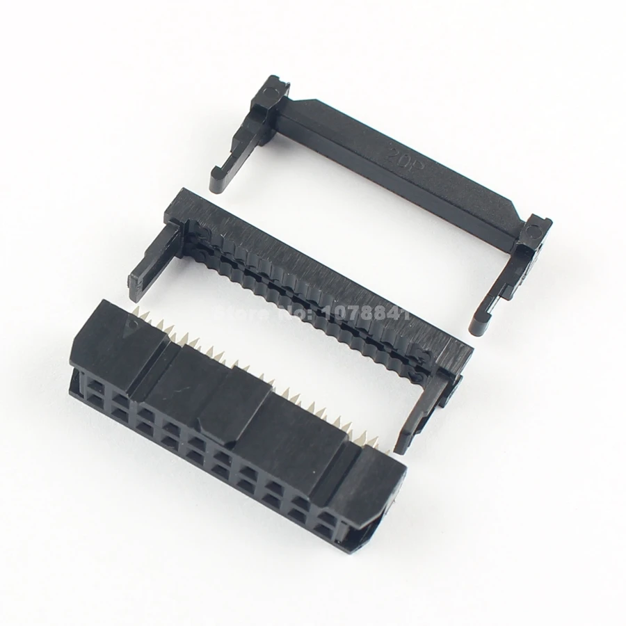 50pcs 2.54mm Pitch 2x10 Pin 20 IDC FC Female Header Cable Socket Connector FC-20 | Обустройство дома