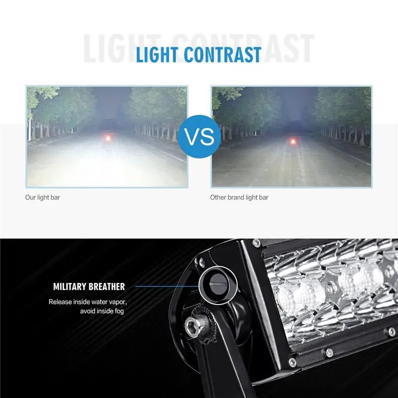 Oslamp 3 ряда 1" 22" 3" 50" изогнутый СВЕТОДИОДНЫЙ светильник бар внедорожный точечный+ комбинированный луч потока Светодиодный рабочий светильник 4x4 внедорожник Грузовик 12 В 24 В