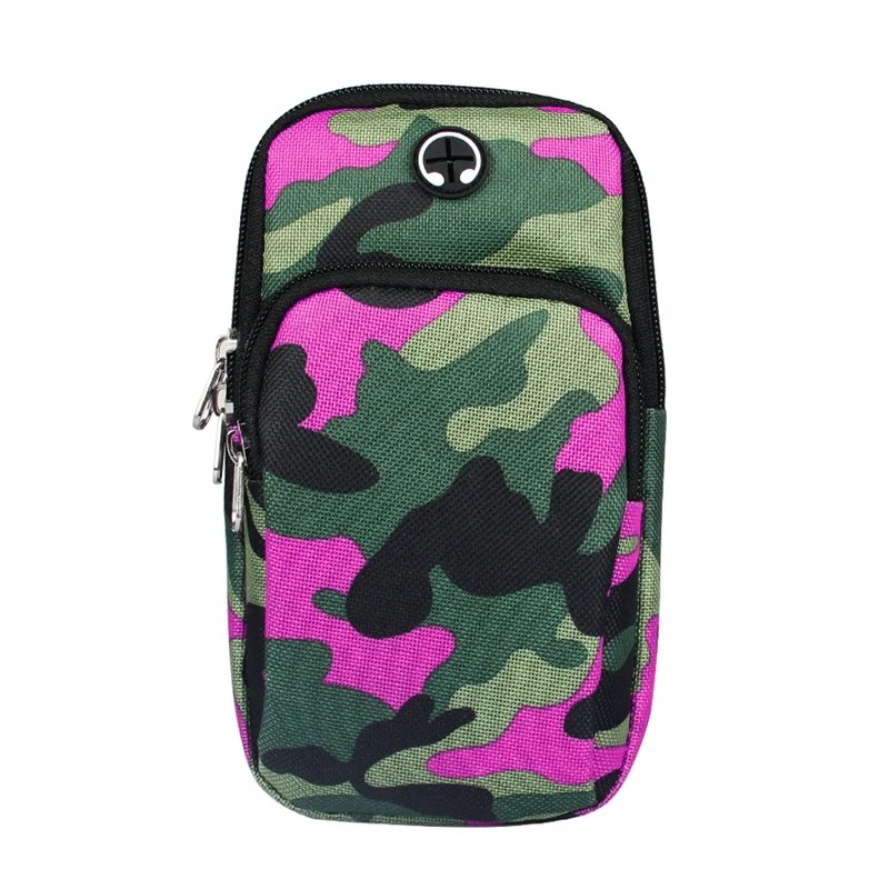 Универсальная повязка на руку для смартфона, спортивная сумка для бега, чехол для iPhone, samsung, водонепроницаемая, для мобильного телефона, наушники, ключи, сумки, чехол - Цвет: Green powder