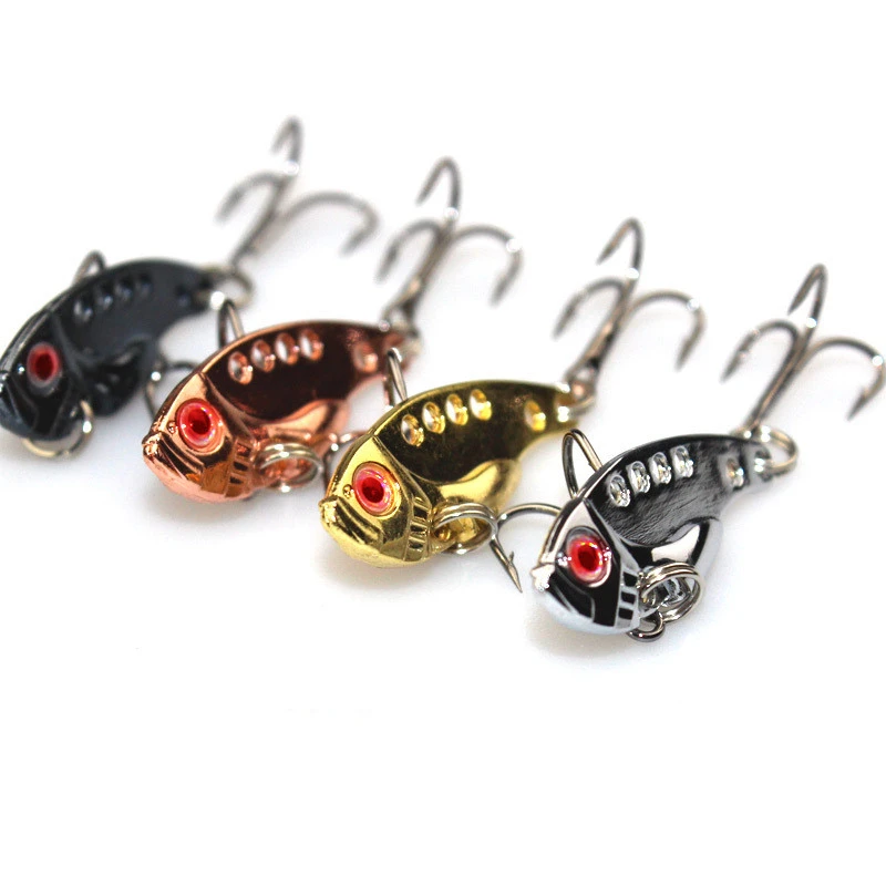 

1pcs 3.5cm 3.2g Full Layer Swimming Metal Fishing Lure VIB Perch Carp Simulation Artificial Mandarin Fishing Flash Spinner Bait