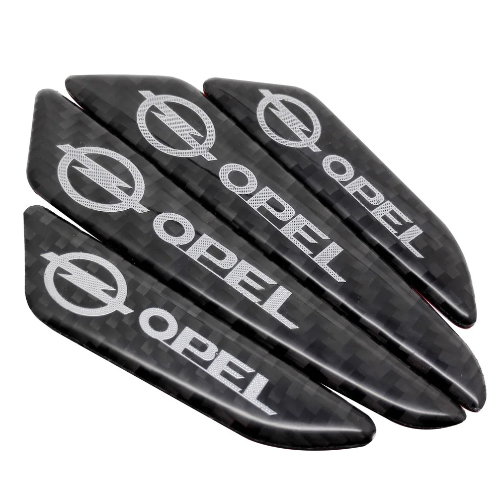 Black Защитные наклейки на двери автомобиля для Opel Insignia Astra G H J Corsa D Mokka Zafira B Vectra B Meriva Combo - Название цвета: Black