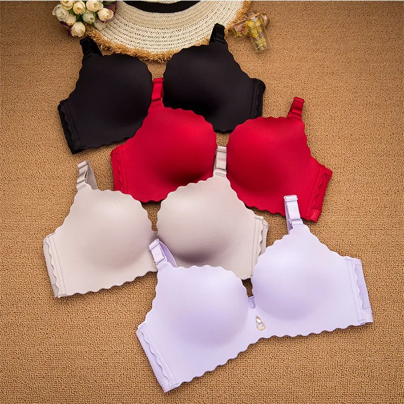 Бюстгальтер Deruilady Fahion бесшовный бюстгальтер пуш-ап гладкое тонкое стильное белье женское сексуальное белье здоровье однотонные бюстгальтеры для женщин