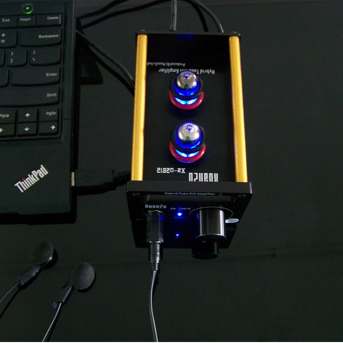Оригинальный U2012 HIFI ламповый USB-декодер ЦАП + усилитель для наушников