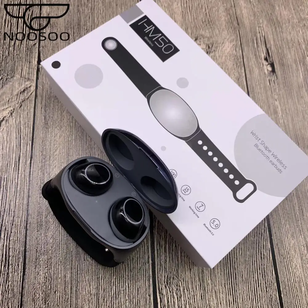 Оригинальный HM50 браслет tws bluetooth 5 0 беспроводные наушники с активным