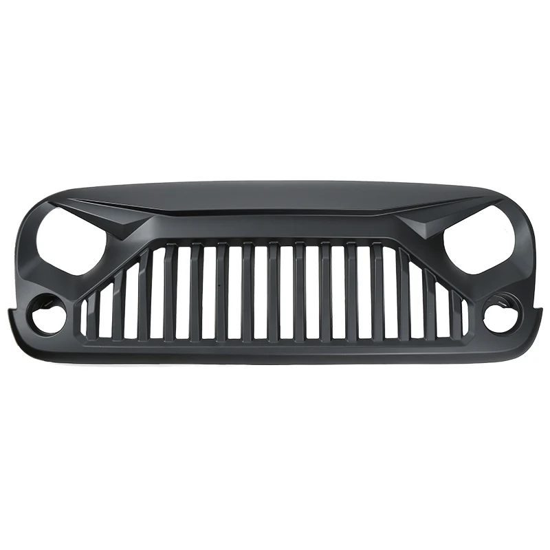 BAWA гоночные грили для Jeep Wrangler JK 2007- передняя решетка аксессуары для гриля для Jeep Wrangler JK автомобильные внешние аксессуары - Цвет: Black A
