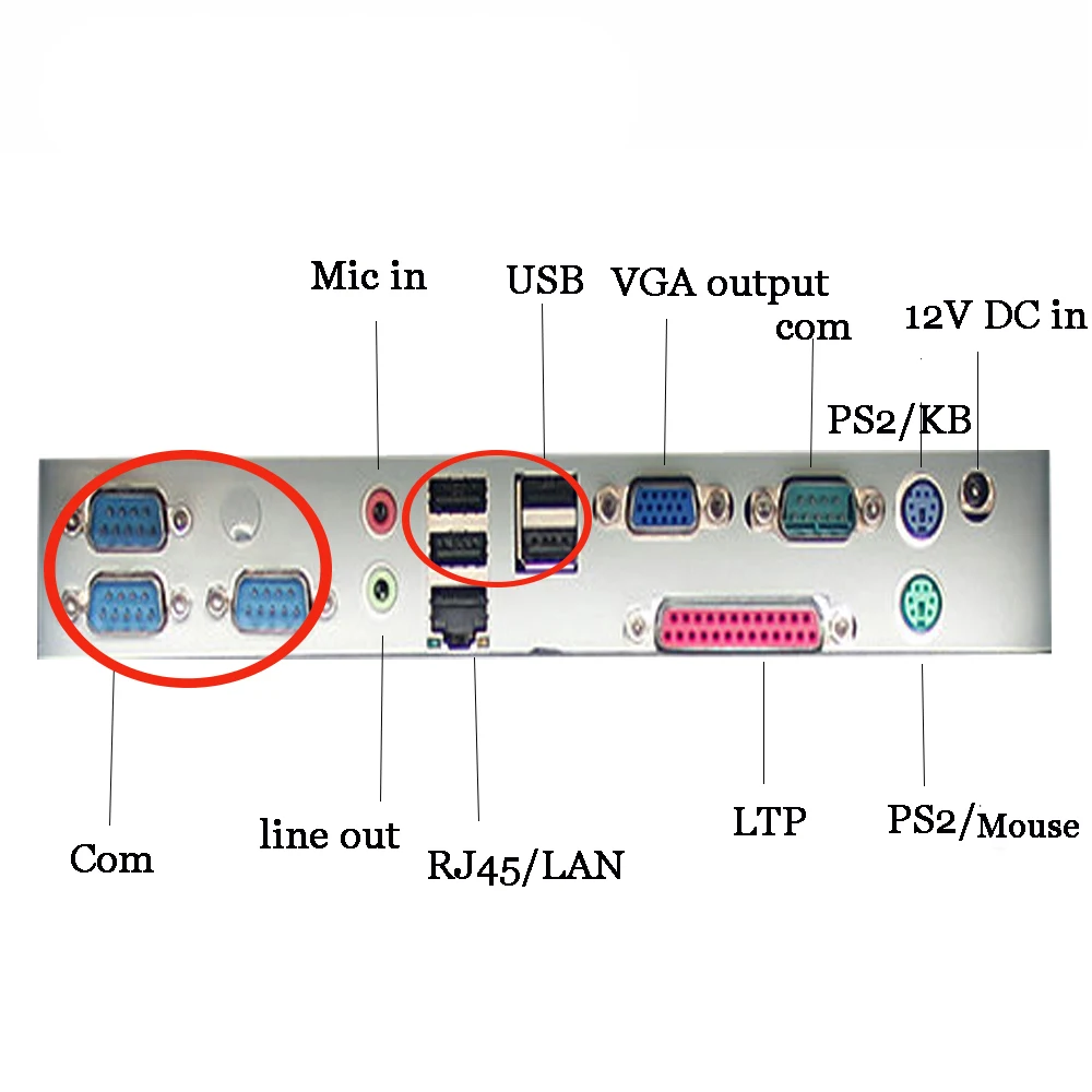 Точка продажи оборудования 15 дюймов TFT LCD все в одном компьютеры с Windows 7 кассовый