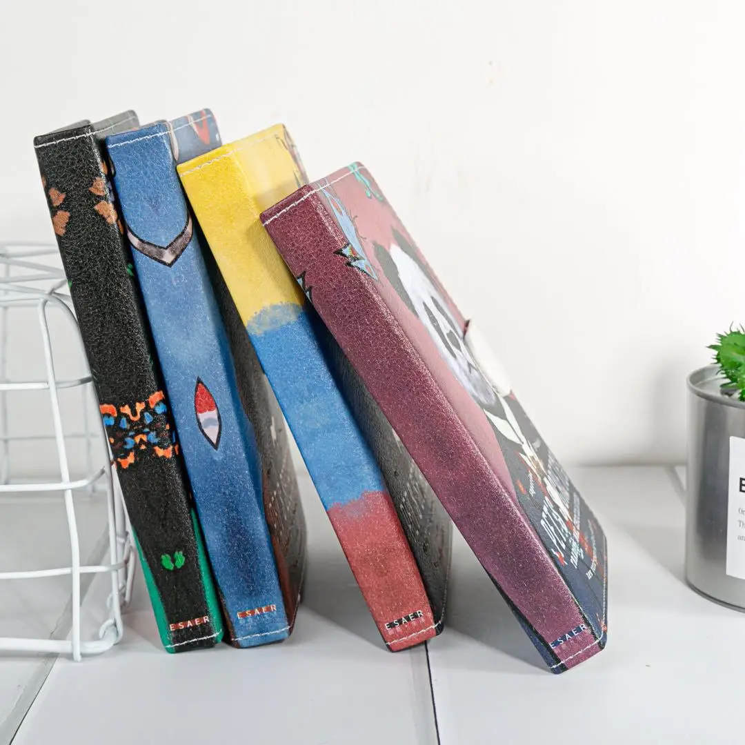 Original creative cute animals theme hardcover school student composition notebooks stationery fine copy line book A6 | Канцтовары для