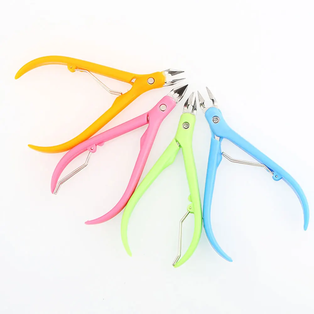 Nail Art Cuticle Leuconychia Stainless Steel Pedicure Tool Cutting Groove Easy Use Nippers Remover Thick Nails | Красота и здоровье