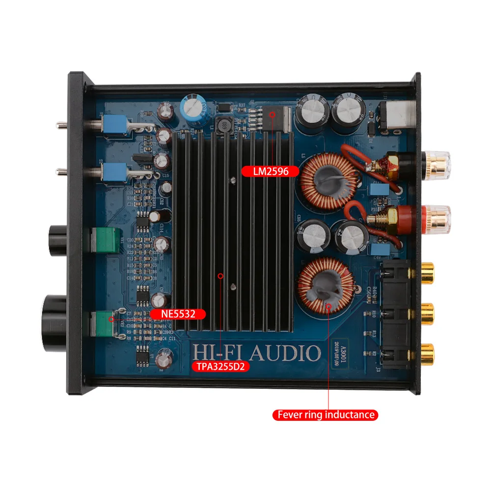 AIYIMA TPA3255 сабвуферный усилитель 300 Вт HIFI моно аудио усилитель мощности класс D домашний аудио усилитель NE5532 OP усилитель бас с регулировкой высоких частот