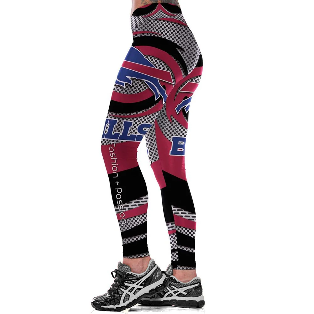 Цифровой printingelastic повседневные штаны розовый черный синий Письма Pattern Женщины