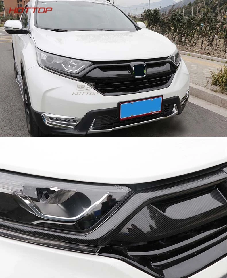 Накладка на переднюю решетку, подходит для Honda CRV CR-V, задний логотип, рамка на решетку, решетка на решетку, гоночные Чехлы, отделка автомобиля, Стайлинг