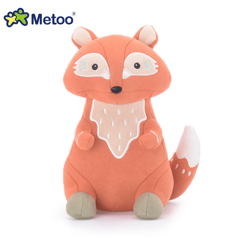 Metoo мультфильм милые плюшевые лесных животных Куклы и игрушки для девочек