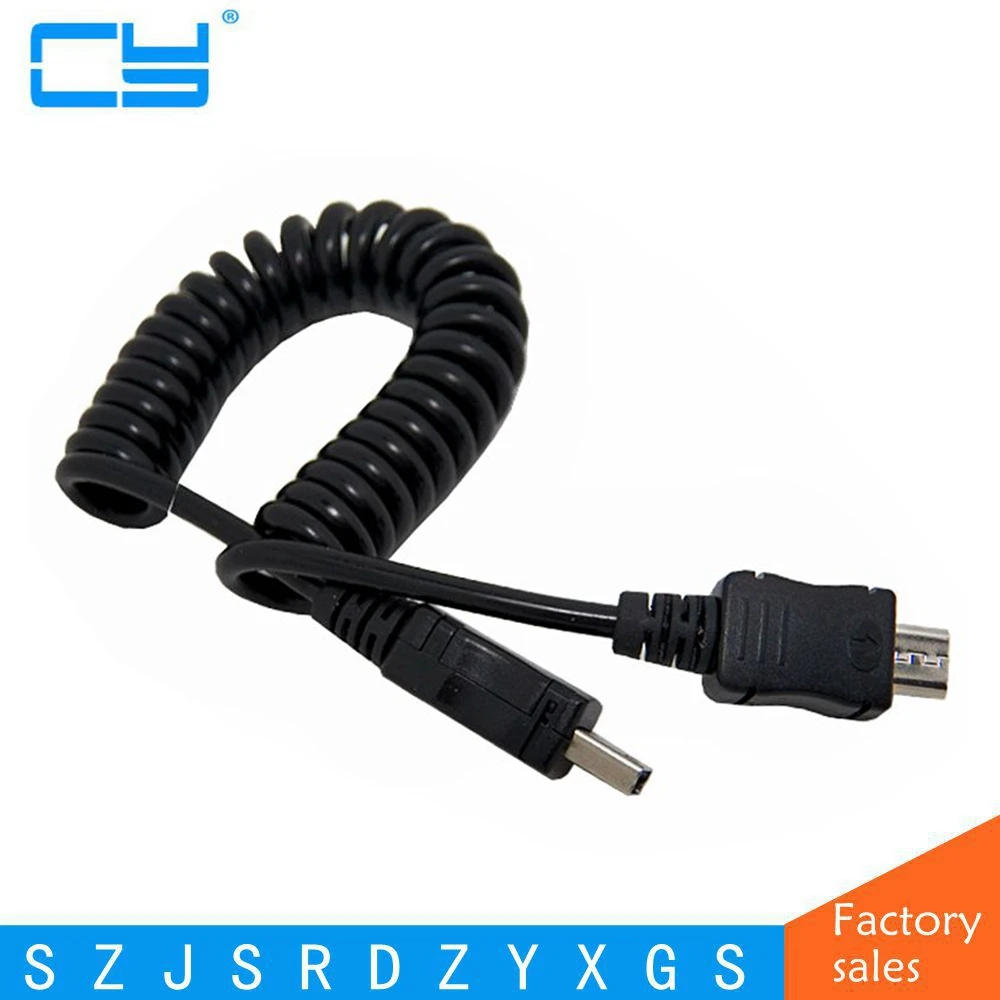 Спиральный кабель-переходник Micro USB B/Mini 5 Pin New-3FT 1 м спиральный | Электроника