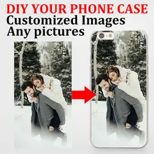 Custom DIY Phone Case For iPhone 11 Pro Max 7 8 11 XS Max XR X SE 2020 5 6 7 8 Plus Cases Picture Photo Name Transparent Cover