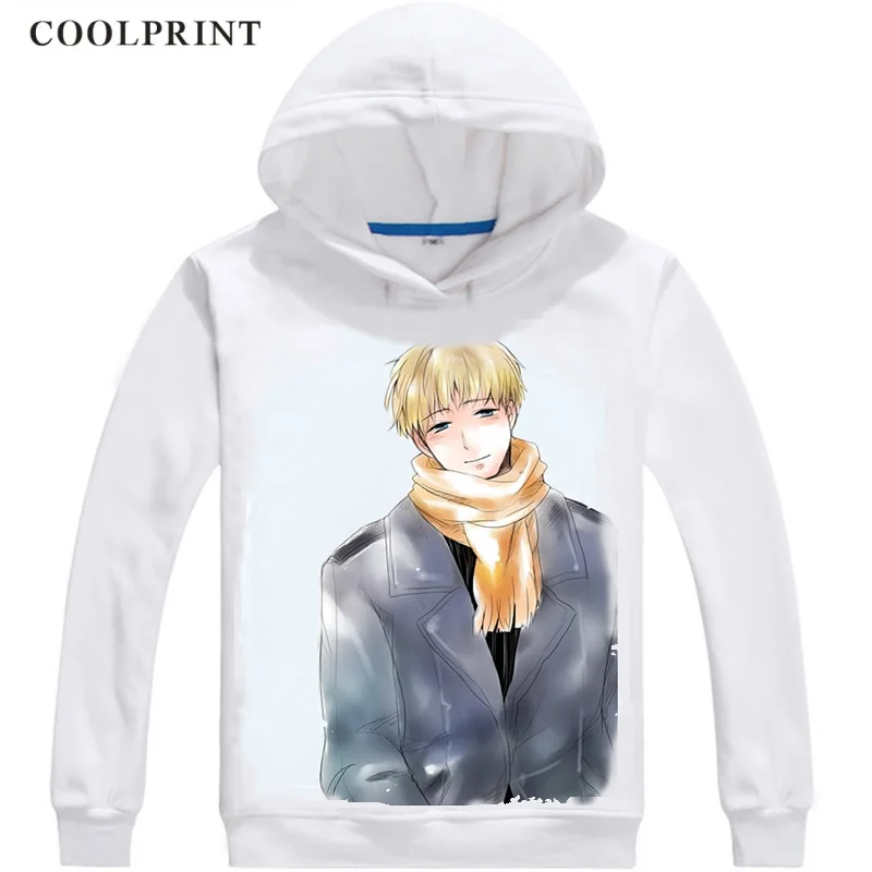 Мужские толстовки Coolprint с немецким G8 человеком капюшоном Axis Powers Hetalia Мужская