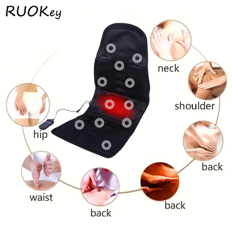 Ruokey Электрический стул массажа релаксации сиденья авто Главная Средства ухода