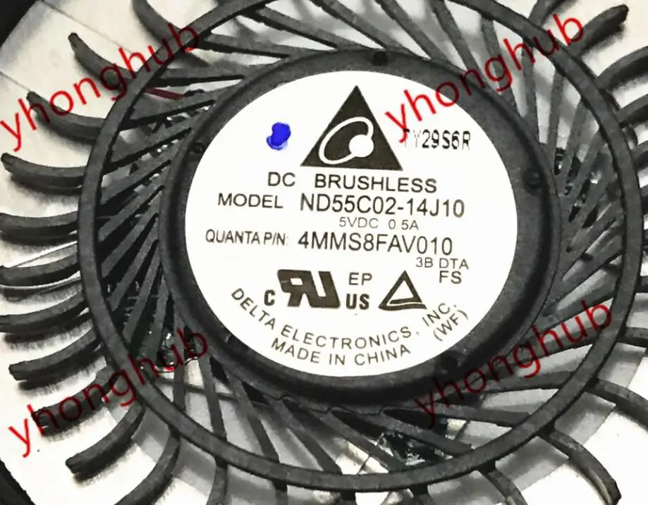 Охлаждающий вентилятор Delta Electronics UDQFVSR01DF0 Pro 13 SVP132 SVP132A ND55C02 300 0101 2755 A 39P6887 DC5V 0.22A|svp132