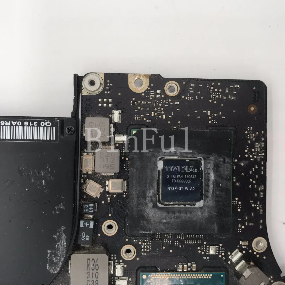 Материнская плата для ноутбука A1286 820-3330-B с SR0MP I7-3615QM CPU 2012 100% полностью