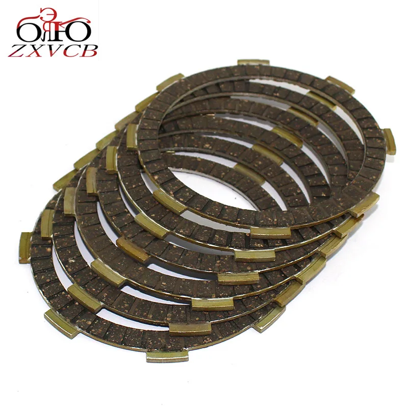 

6 PCS FOR KAWASAKI KX85 2001-2017 KX80 98-00 KX100 98-18 KMX125 86-87 KX85-II Large Wheel 08-17 engine cylinder clutch plates