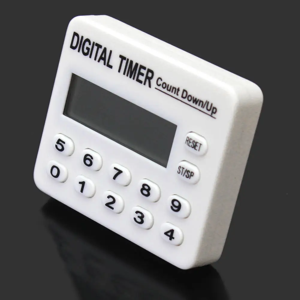Цифровой кухонный таймер с ЖК дисплеем будильник обратным отсчетом для
